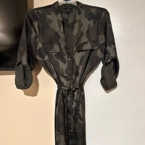 Old Navy Camouflage Long Sleeve Dress